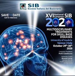 <p>16th edition of the National Congress of the Italian Skull Base Society – SIB</p>
